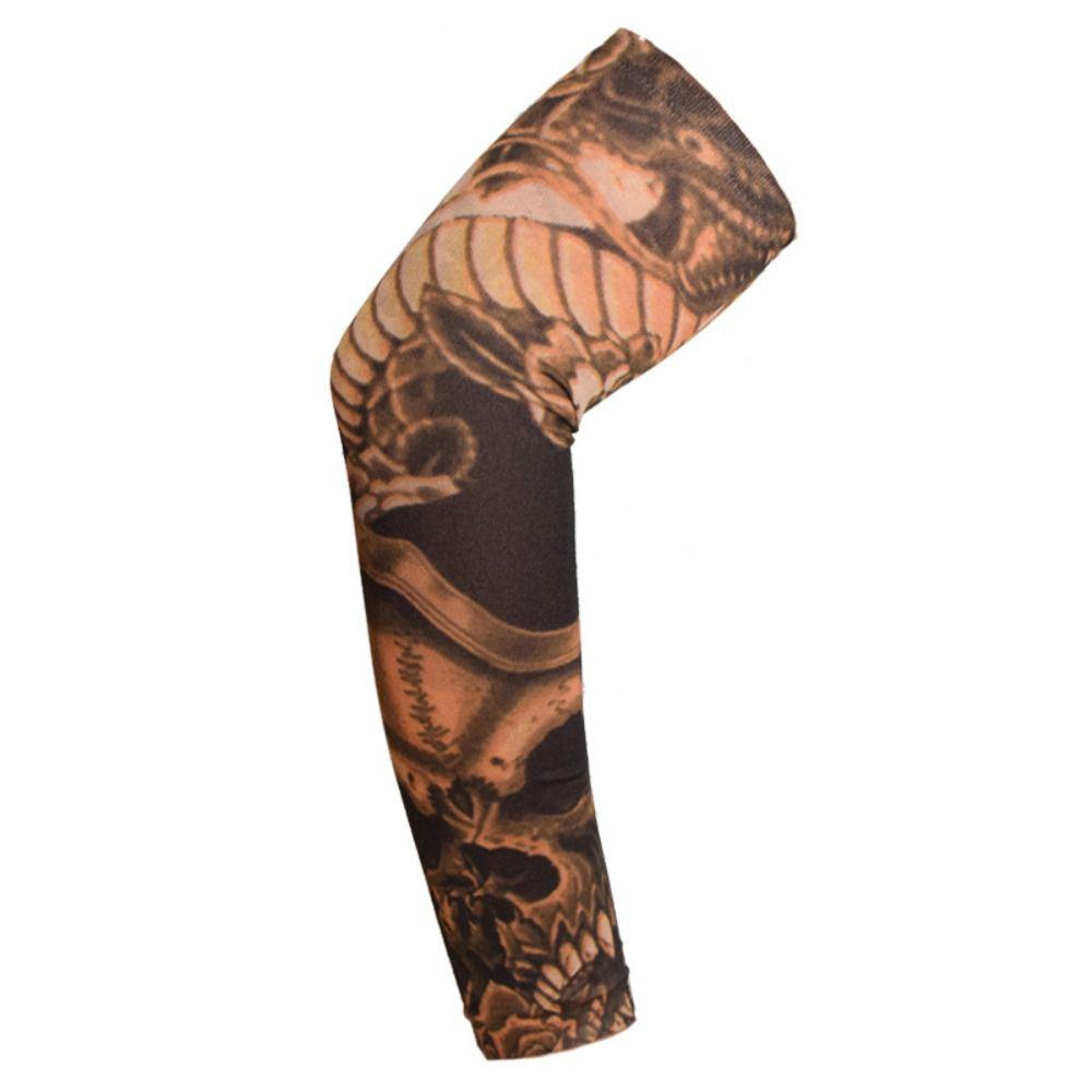 

UV Protection Flower Arm Tattoo Sleeve Breathable Sun Protection Cover Men/Women Style 9
