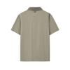 FILA Blue Solid Knit Short Sleeve Polo Shirt Men tops F11M622120F-BN