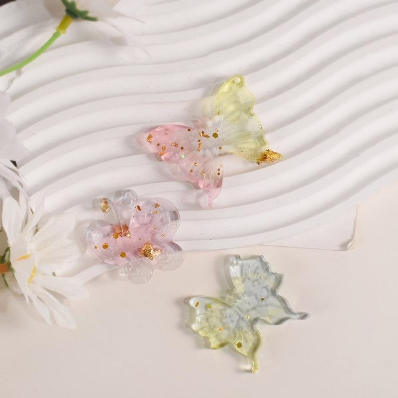 Portable Creative Bowknot Designs Sturdy Silicone Molds Craft Supplies for Earring Crafting High Temperature Resistant