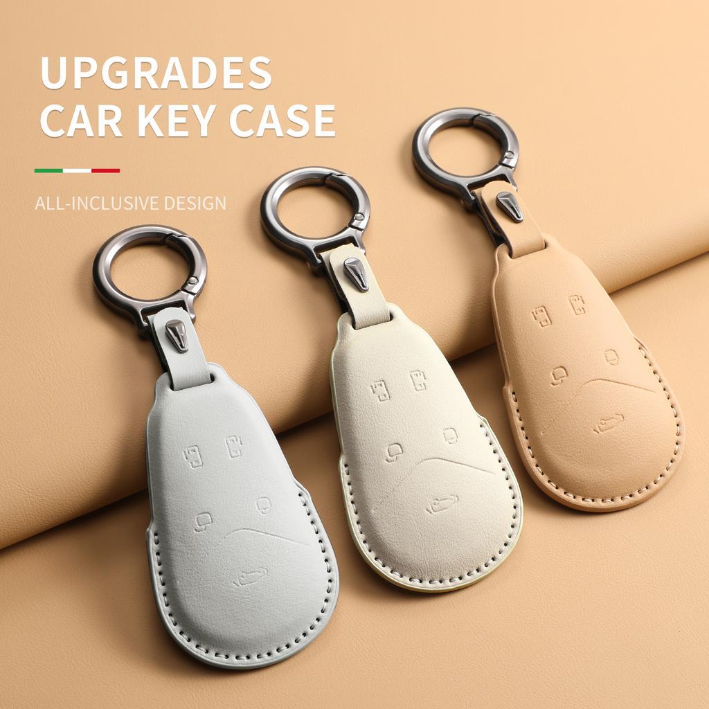 5 Buttons Original Color Car Key Case Cover Shell For VOYAH DREAM POWER PHEV EV Anti-Scratch Auto Keychain Garnish Accessories