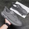2024 New Men Flat Sport Shoes Brand Breathable Men Casual Shoes Fashion Comfortable Sneakers Platform Lace Up Vulcanized Shoes