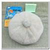 Plush Octagonal Beret: Fluffy, Noble-Looking Faux Mink Fur Hat for a Slimmer Face.
