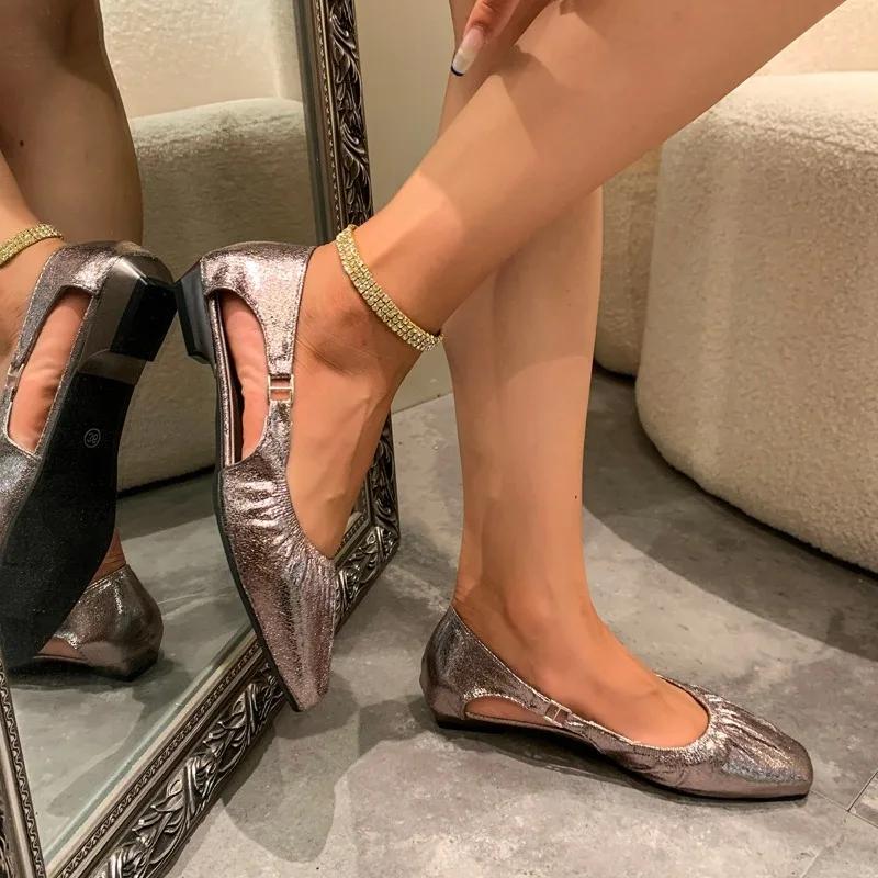 Fashion 2025 Hot Sale Ladies Shoes Shallow Women's Flats Fashion Casual New Best Seller Light Soft Bottom Comfortable Flat Low Heels