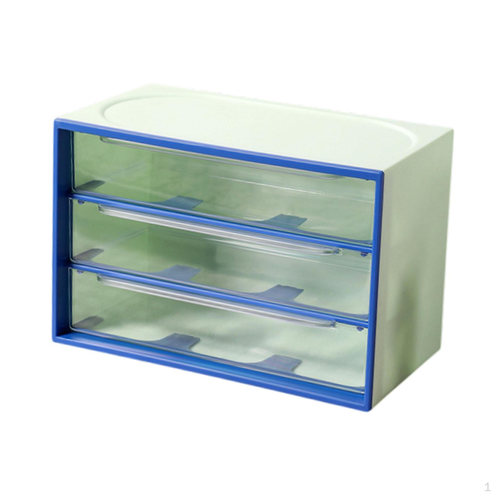 

Компактный органайзер для стола, коробка для хранения бусин, держатель для сережек для женщин и девочек, офис 3 Grids