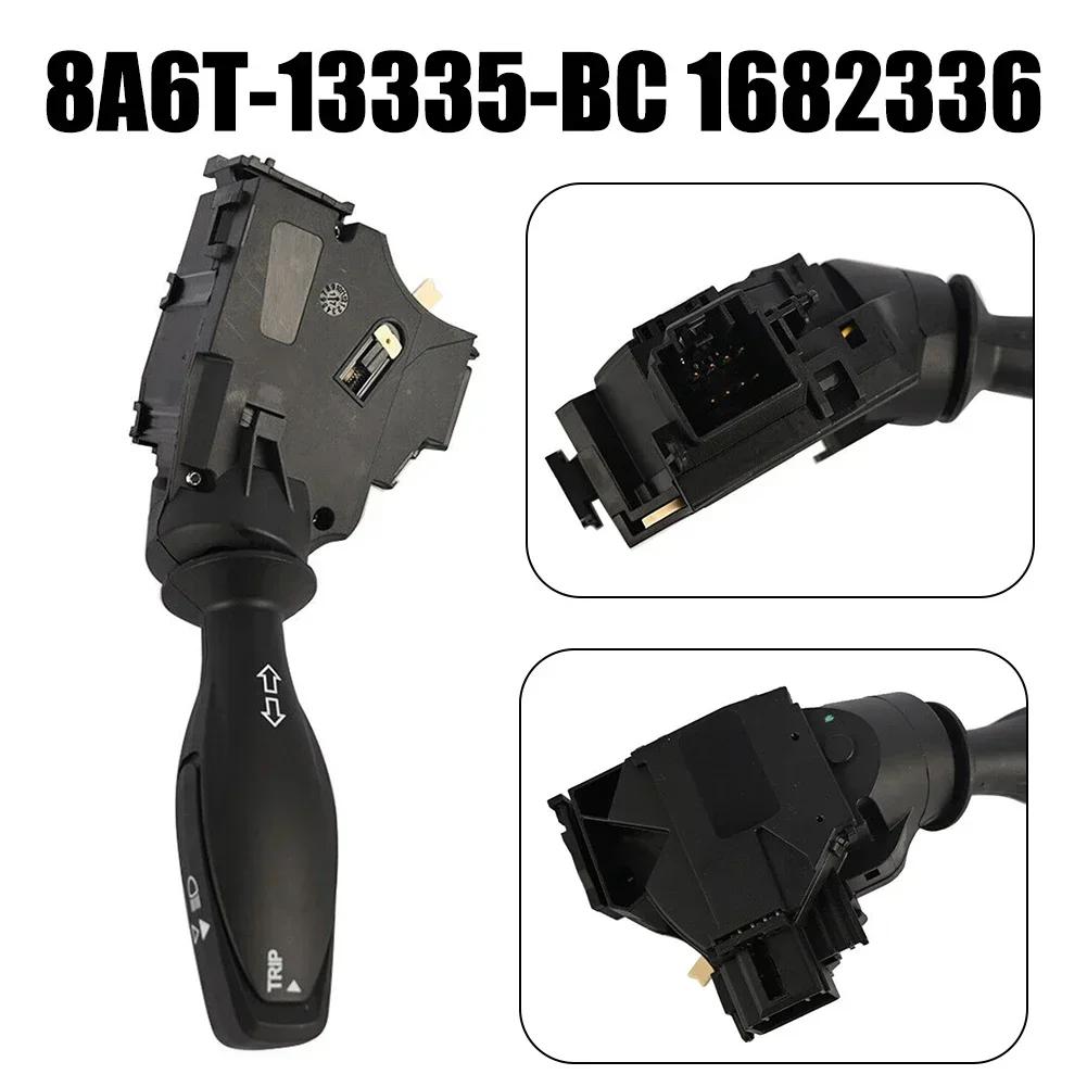 Indicator Switch For Ford For Fiesta 2008-17 Stalk Trip Type Indicator Switches Relay ABS Black Replacement 8A6T-13335-BC