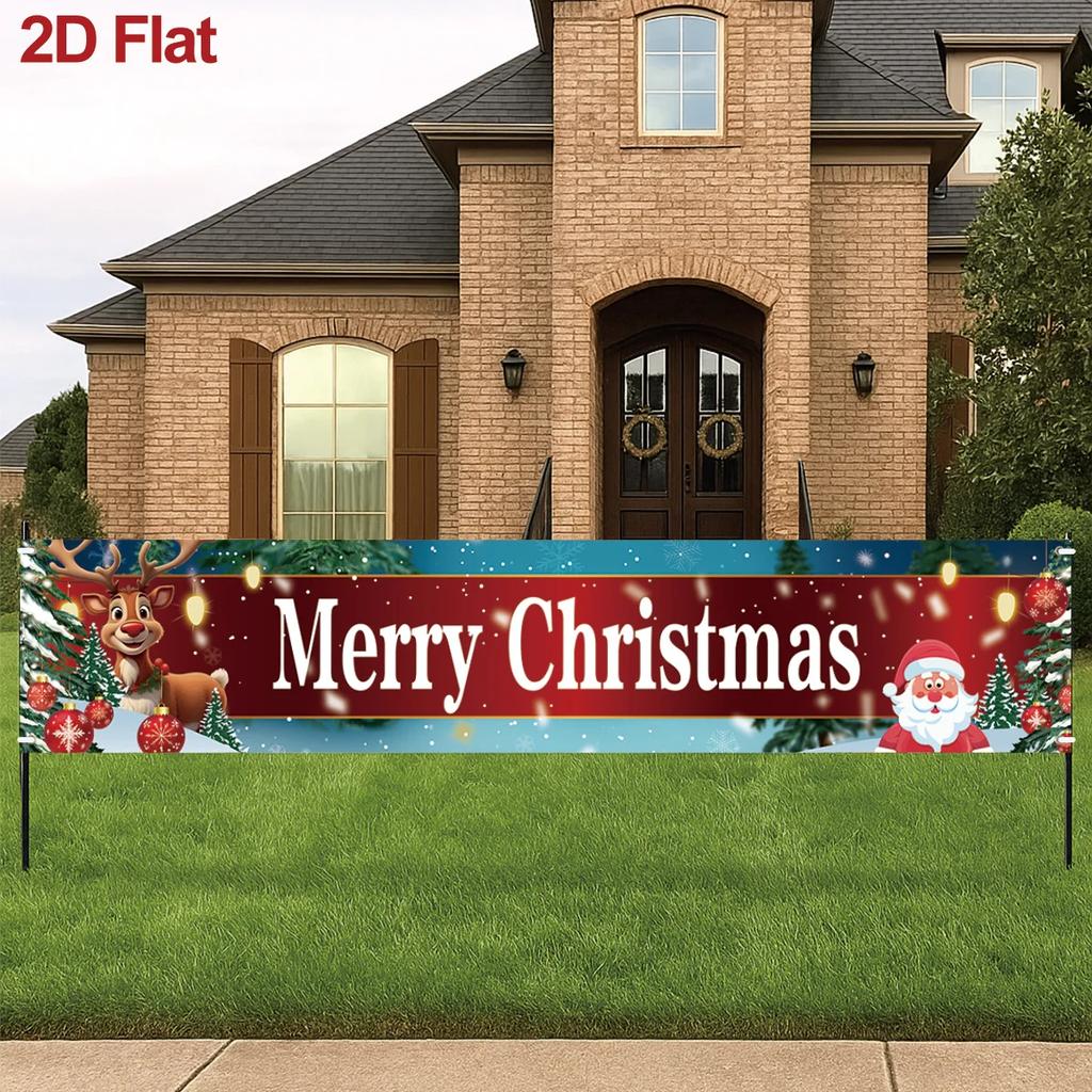 Frohe Weihnachten Banner Weihnachtsfeier Dekoration Kinder Mitgebsel 2026 Weihnachten Weihnachtsmann Banner Navidad Natal Neujahrsgeschenk 2026