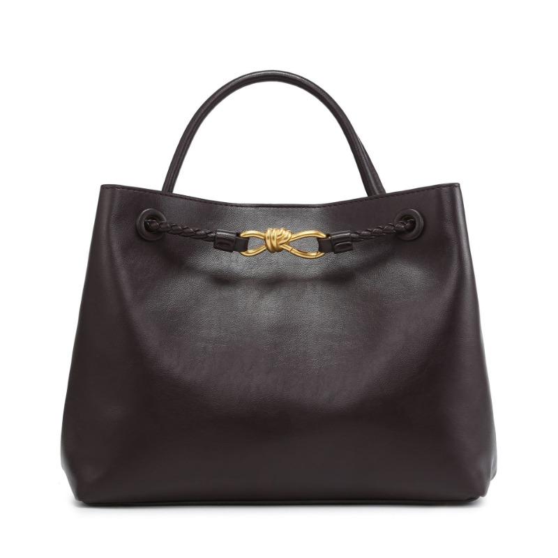 

New pattern butterfly buckle bag large capacity high-end women s bag 35*14*24cm кавовий