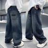 Boys' Loose Straight-Leg Jeans - Spring/Autumn 2026 Trend for Medium & Large Kids