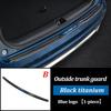 LINNUNU Car Trunk Sill Guard Protector Rear Bumper Stainless Steel Plate Cover For Geely MONJARO KX11Manjaro 21-2023 Accessories