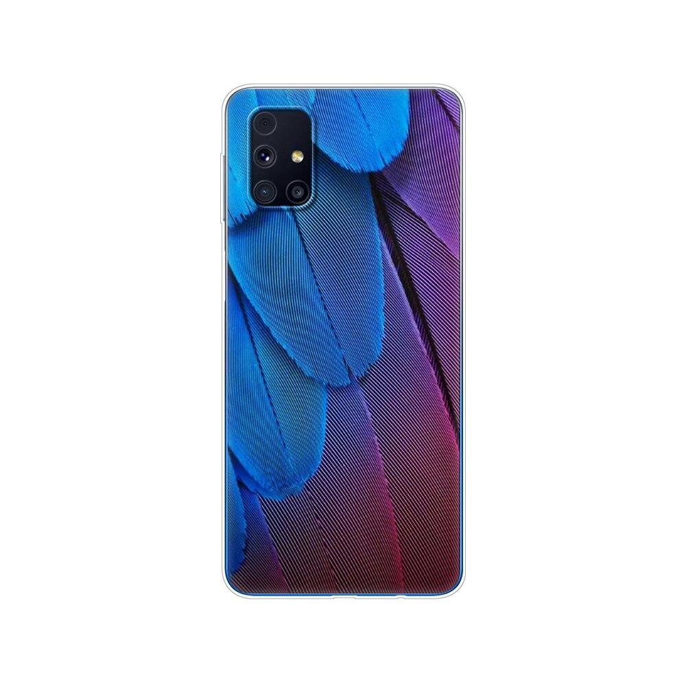 Für Samsung M31s Hülle 6.5 Tpu Weiches Silikon Rückseite Handyhülle Für Galaxy M31S M 31S m317f m317 Funda Winter Schnee Weihnachten