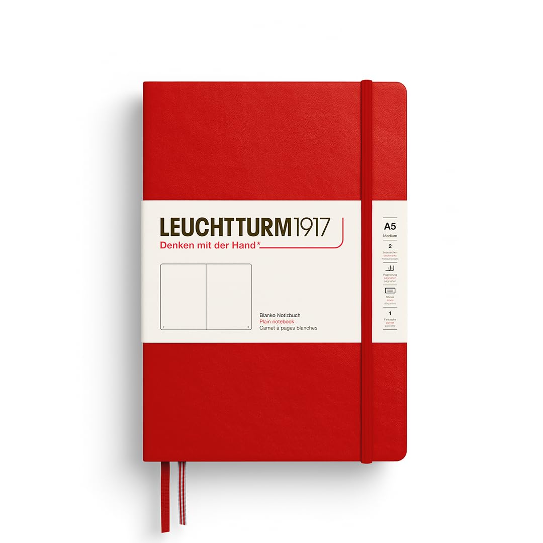 

LEUCHTTURM1917 Notebook A5 Plain Cherry 373976