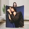 Super Soft Blanket Camping SSOMBR World Tour Throw Blanket Flannel Bedspread For Couch Chair Print Sofa Bed Cover