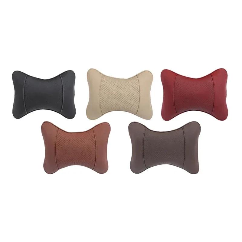 VW GTI GOLF 2026 Hot For VW VOLKSWAGEN 1Pcs Car Seat Headrest Auto Logo Neck Pillow For Volkswagen Lavida R-Line Polo Magotan GT