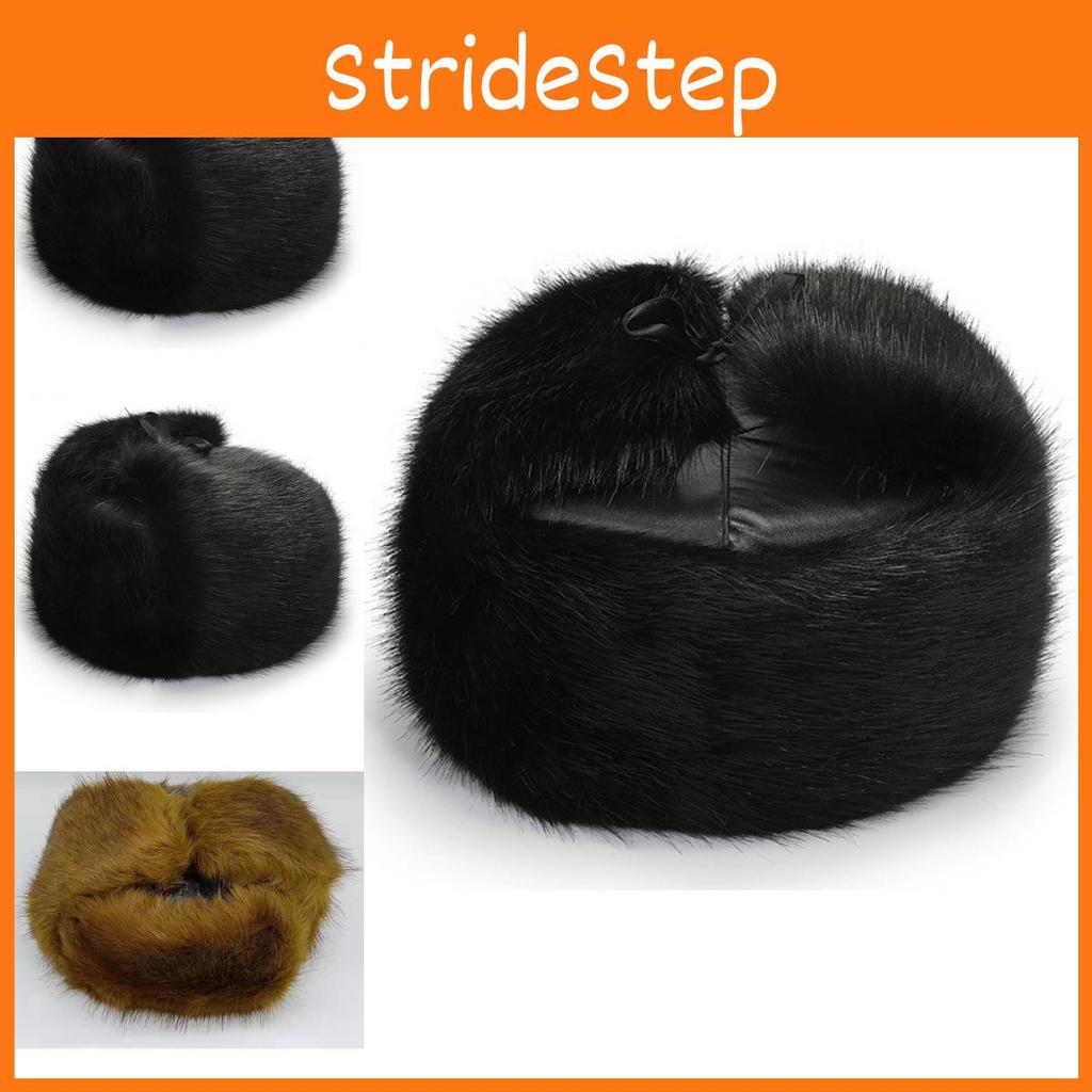 Mink Hat Winter Middle Aged Elderly Warm Thick Velvet Protection Ear