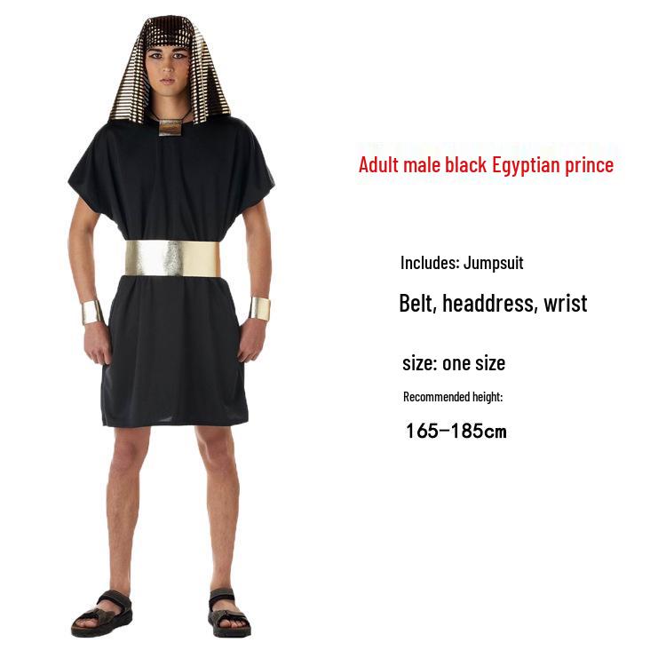 Ancient Egyptian Pharaoh & Queen Costume for Adults: Male & Female Nile River Attire for Halloween