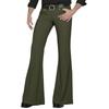 Pantaloni Lunghi Casual da Uomo Moda Retro Svasati