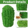 Hundekauspielzeug Gemüseform Hundesnack-ausgebendes Kauspielzeug Welpen-Puzzlespielzeug Fressnapf Zahnbürstenspielzeug