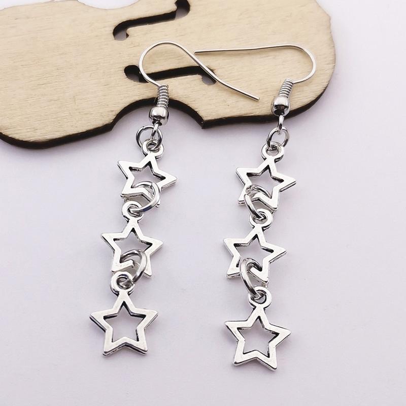Y2K Star Earrings Star Goddess Necklace Stars Gifts Modern Stars Charm Earrings Drop Earrings