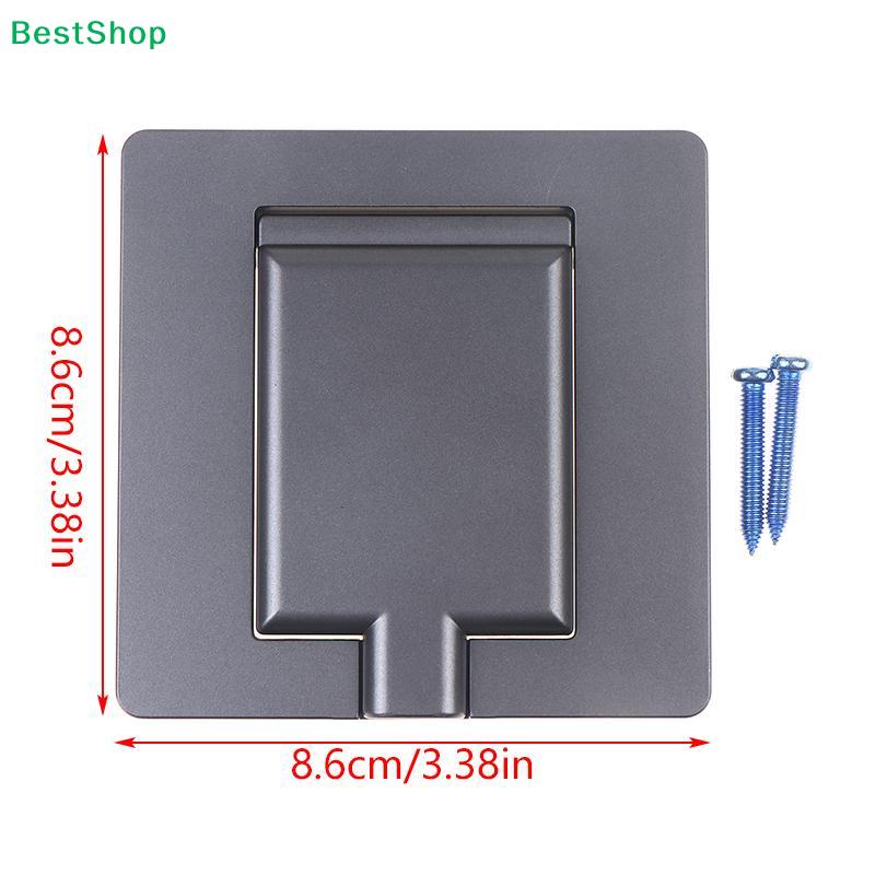 Multifunctional Wall Socket Cover - Dustproof Outlet Protector (Black/Gold/White) Home Office Organizer