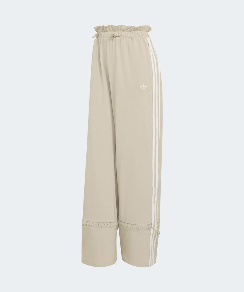 adidas Nylon Paper Bag Fleece Track Pants - Khaki / Lg4284