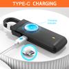 Self Defense LED Flashlight USB Rechargeable Keychain Light with Safety Alarm Protective Supplies Women Outdoor Emergency Tool