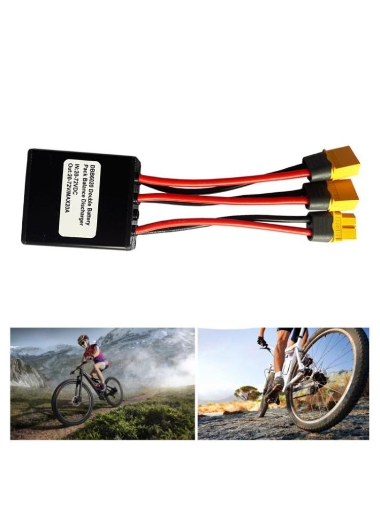 Double Battery Parallel Module 20V 72V 20A For Electric Bikes And DIY Projects With Charging Port