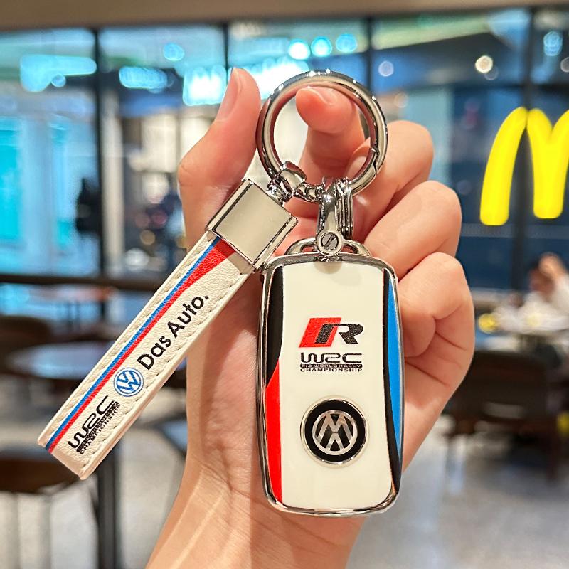 För VOLKSWAGEN Bil Fjärrnyckel Fodral Nyckelringsskal För VW Volkswagen Polo Tiguan Passat B5 B6 B7 Golf 4 5 6 MK6 Jetta Lavida Aut