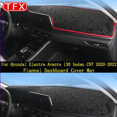 Hyundai Elantra Avante i30 Sedan CN7 2022 Araba Dashboard Kapak Halı Dash Mat Yastık Güneş Gölge Koruyucu