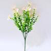 Artificial Flowers for Outdoors UV Resistant Mixed Bundles Fake Wildflower Bouquet Realistic Spring Planter Filler for Hanging Baskets Porch Patio