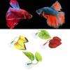 4PCS Set Realistic Betta Fish Leaf Lightweight Betta Fish Leaf Bed  Fish Tank Decor