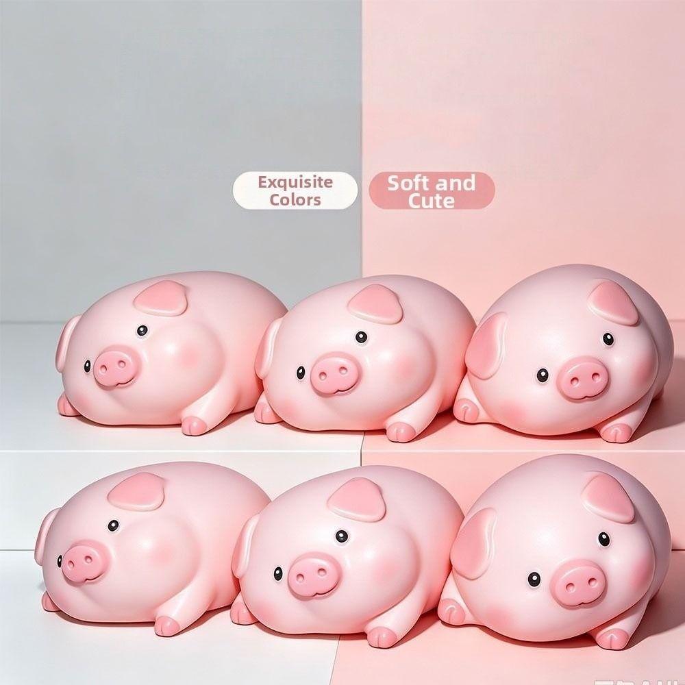 Cute Pig Pinch Le Slow Rebound Squishy Fingertip Toy Pig Squeeze Toy Office Stress and Tension