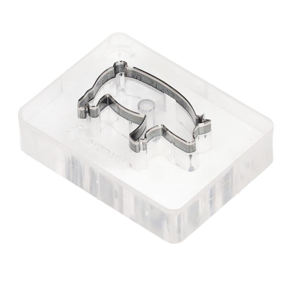 Schweinchenform Hohlstanzform Legierter Stahl Stanzstempel Form mit Acrylbasis für DIY Handarbeiten