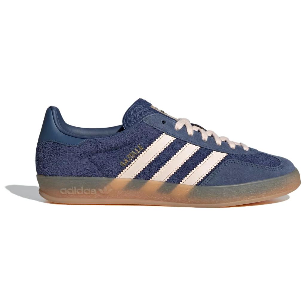 New Adidas Gazelle Indoor 'Dark Blue Bliss Orange' JI0322