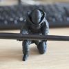 3D Printed Plastic Soldier Pen Organiser Desktop Display Stand For Holding Pens Pencils Eyeglasses Phone 5.5x8.5x9cm