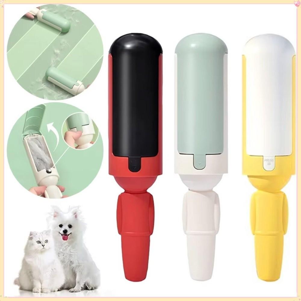 New Portable Pet Hair Remover Roller Clean Brush Lint Sticking Pet Hair Removal Cleaner Reusable Lint Roller Cat Hair Removal