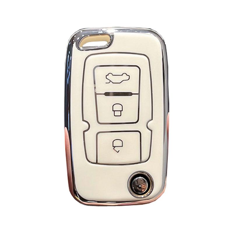 Tpu Car Key Cover Skin For Geely Emgrand 7 Ec7 X7 7-Rv Ec7-Rv Ec715 Ec718 Rv Remote Fobs Shell Cases Auto Accessories