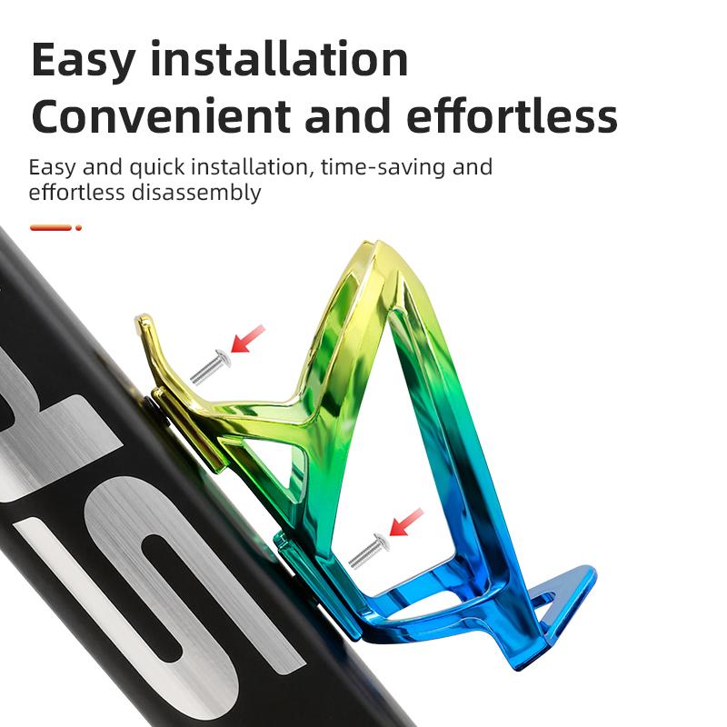 Bicycle Water Bottle Cage Colorful PC Material Durable Reinforced Smooth Design Non-scratch Protection for MTB Road Bike Nice