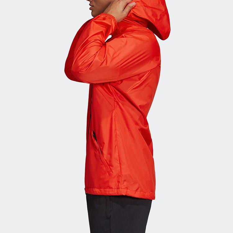 adidas Jackets Men's Bright Pink Red Fluorescent Hooded Moderate Other DZ0051