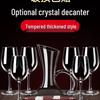 Crystal Red Wine Glass Set with Decanter
