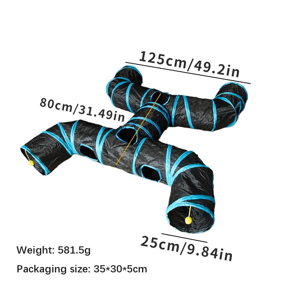 Breathable Cat Nest Foldable Pet Fun Play Toy Portable Cat Tunnel Tube  Puppy