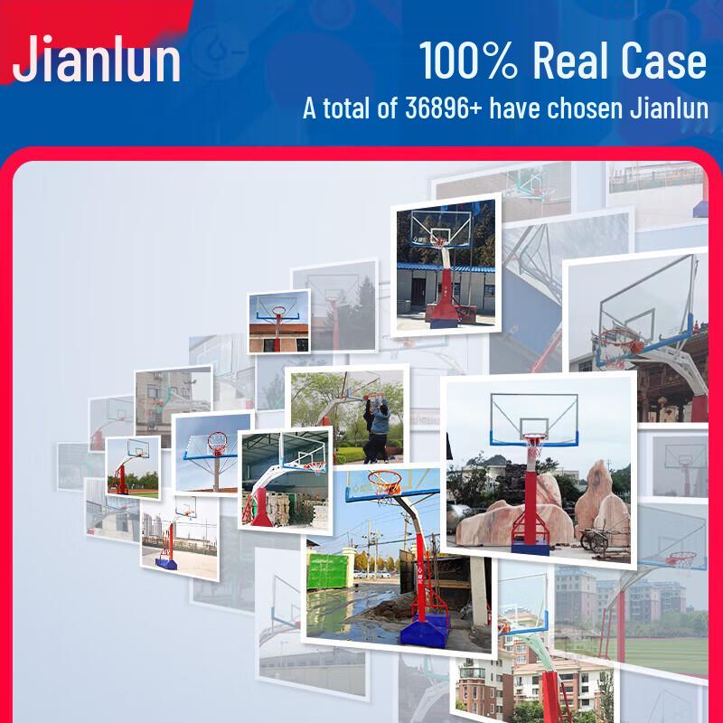 JEEANLEAN Outdoor Portable Basketball Hoop