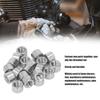 20pcs Fasteners Threaded Coupling Nuts M8 Stainless Steel Coupling Nut  Rod Hardware Use