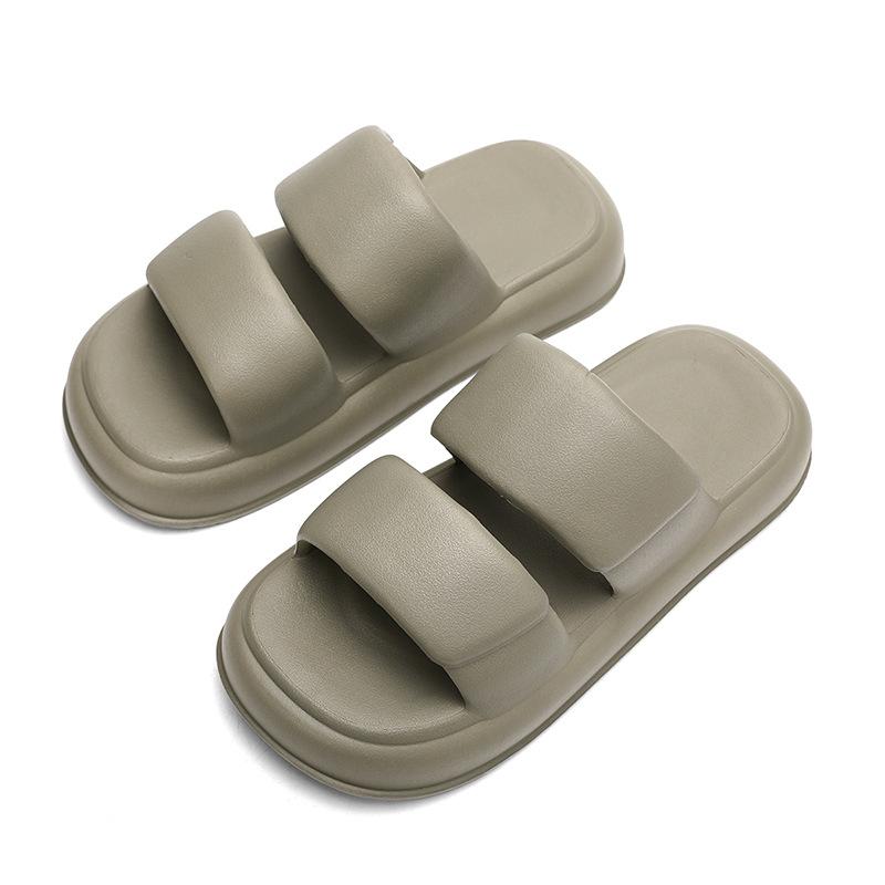 

Прямые продажи с фабрики, летние женские туфли на толстой подошве, нескользящие и износостойкие, удобные, повседневные, односложные, модные, верхняя одежда, пляжная обувь 45/46 зелёный