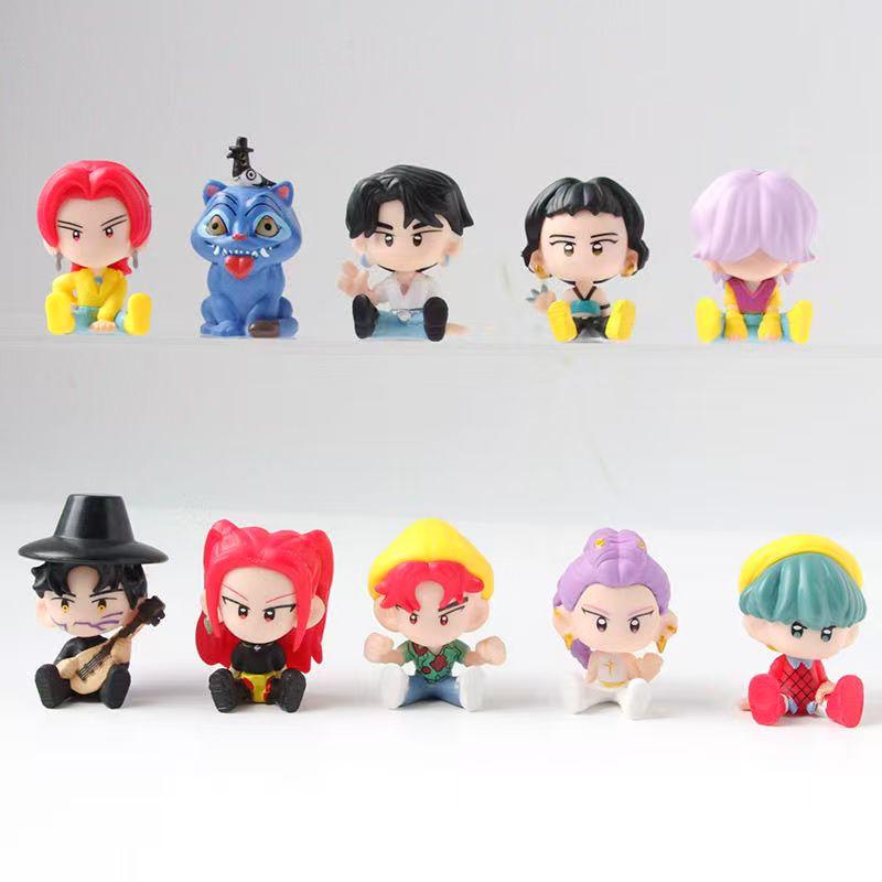 10 Stück/Set Kpop Dämonenjäger Actionfigur Spielzeug Derpys Tiger Rumi Mira Zoey Sussy Figur Puppe für Fans Geschenk