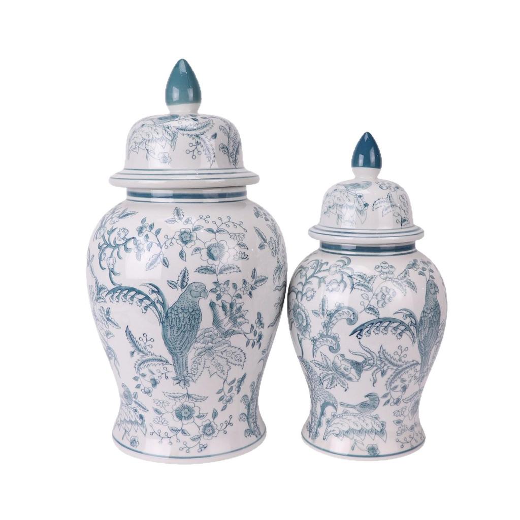 Jingdezhen Blue and White Porcelain Decorative Ceramic Jar for Home Entrance