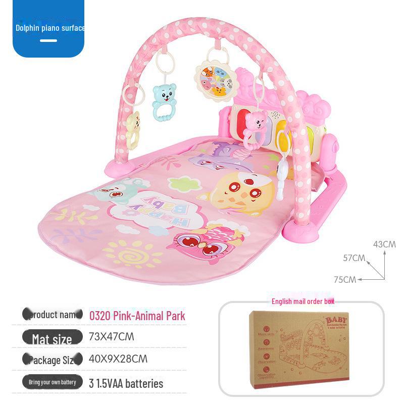 Baby Fitness Rack Music Play Mat with Piano and Drum Features