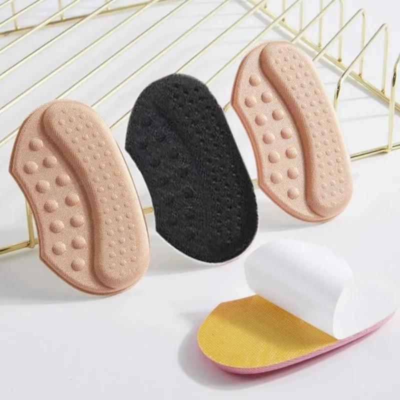 4Pcs Shoe Pads for High Heels Pain Relief Anti-wear Cushion Heel Protectors Shoes Sticker Foot Care Liner Grip Insole Insert Pad