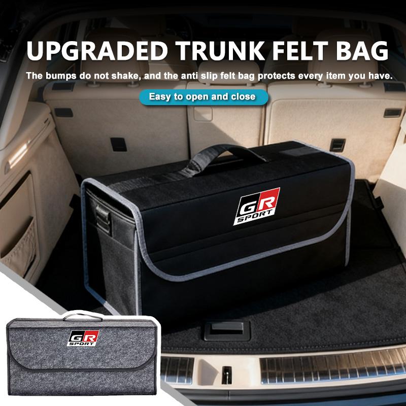 Car Storage Bag Foldable Travel Organizer Box Trunk Tool Case For S7 Yaris Corolla Rav4 GR Auris Cruiser Prius Voxy JH7