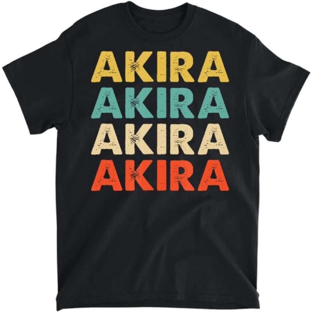 Akira Name T-Shirt, Tank Top, Long Sleeve Shirt, Sweatshirt, Hoodie Men Women Kids Made in Canada