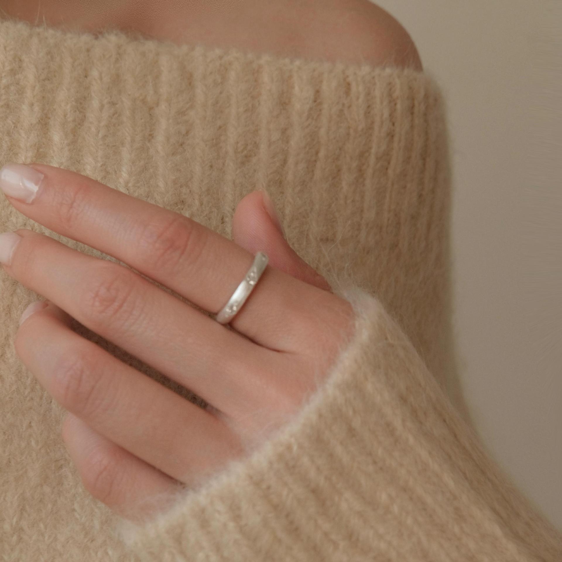 Star Ring Women s Versatile Adjustable Stackable Index Finger Ring - Trendy Niche Design Open Adjustable
